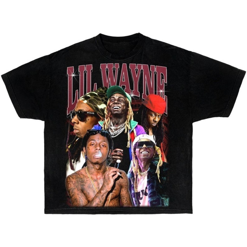 Lil Wayne T Shirt Design PNG Unisex